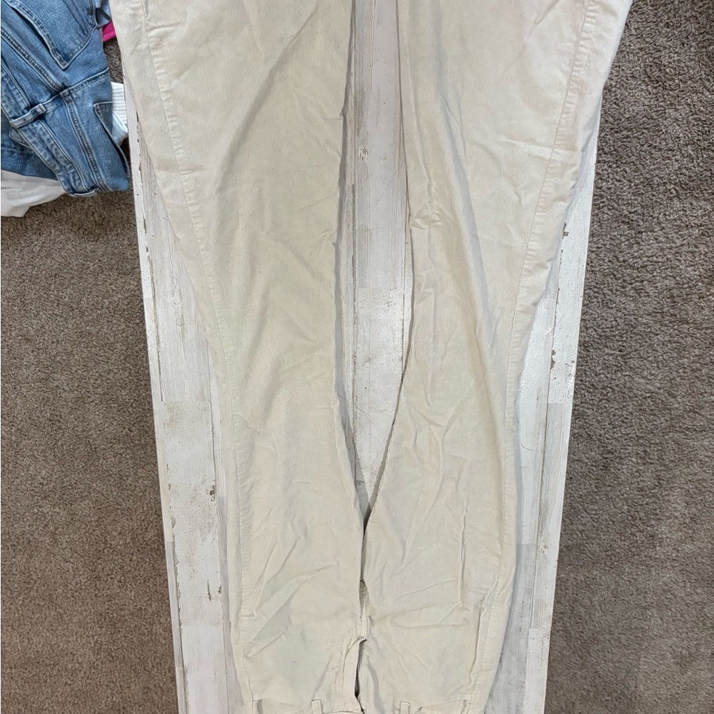 Hollister Cream Flare & Wide Leg Jeans